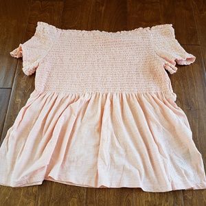 Old Navy Smocked Babydoll Top
